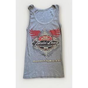 Thunder Beach Rally Panama City Florida 2013 Eagle Biker Tank Top Size Small